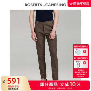 ROBERTA诺贝达男装 男士 休闲裤 新款 都市 秋季 商务纯色休闲裤 时尚