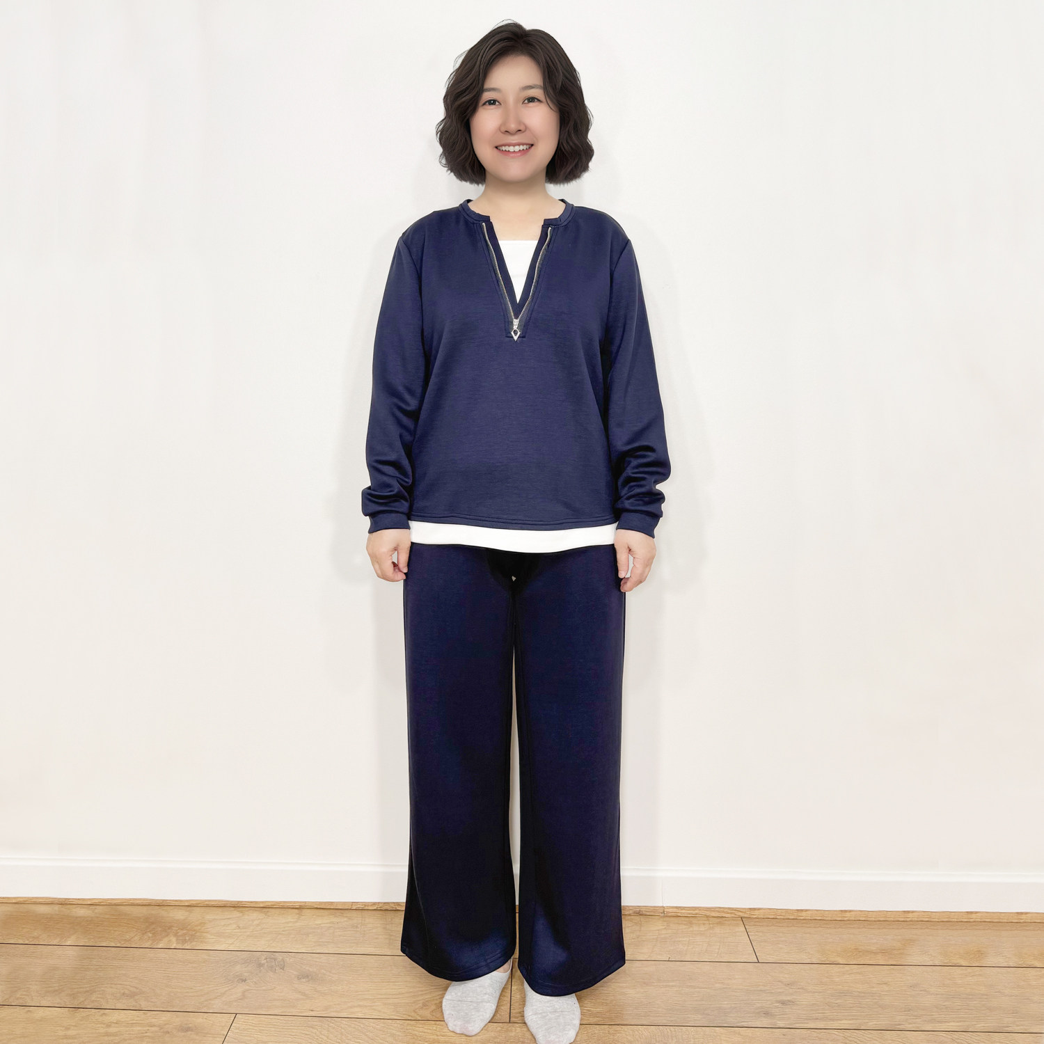 中老年宽松套头休闲套装女2026秋季新款韩国代购大码妈妈运动套装