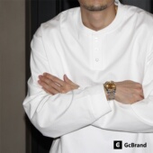 Lab 亨利领衫 Henry Shirt GcBrand T恤 Collar 复古休闲男女长袖