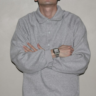 GcBrand Lab AW26 复古主题元素 基础款 美式休闲纯色卫衣 POLO衫