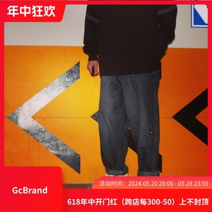 FdbF MDNS DENIM 复古潮 GcBrand 日系男休闲裤 魔鬼鱼余文乐牛仔裤