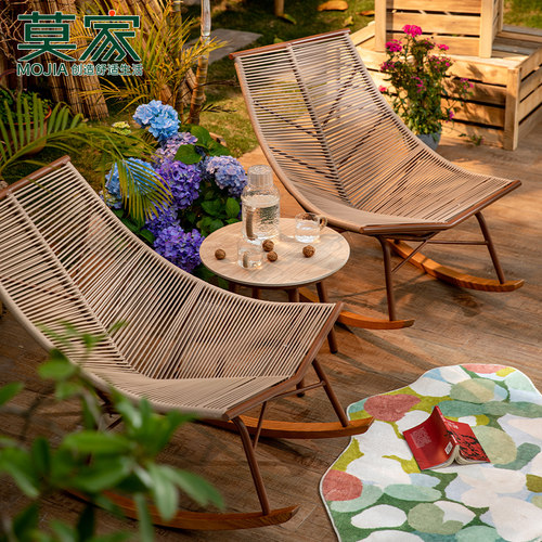 莫家户外阳台休闲摇摇椅