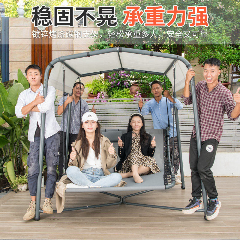 莫家秋千吊椅网红室外室内悬挂吊床双人吊篮庭院花园户外秋千躺床