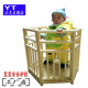 婴儿童宝宝学站栏儿童餐椅站桶站椅学站车婴儿护栏围栏实木学步车