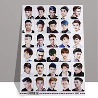 Модель с мужскими волосами на спине, без сухого клея, купите три, получите один, один