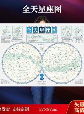 2025天文星座图（深色版/浅色版）天文观星海报大全（NEW）