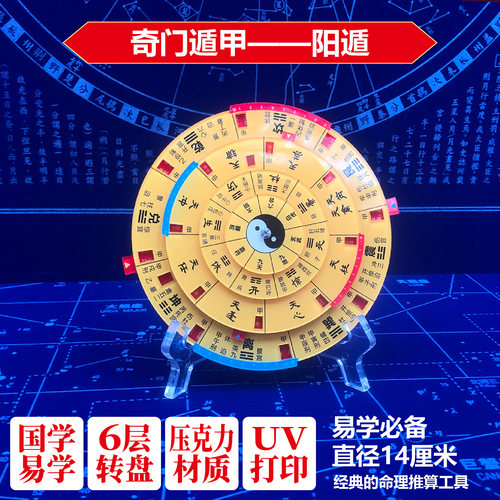 天干地支活盘风水罗经仪摆件