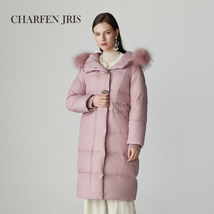 6173Y 鸭绒羽绒服外套女FJE5F683 CHARFENJRIS 2024年冬保暖长款