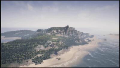 UE4虚幻4热带岛屿礁石场景3d模型