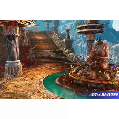 Unity古代山谷波斯神殿庙宇遗迹Persepolis Empire Environment