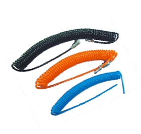 原装亚德客弹簧管PU10*6.5黑色螺旋管UCS100065BK120MA/B/C1/2/3