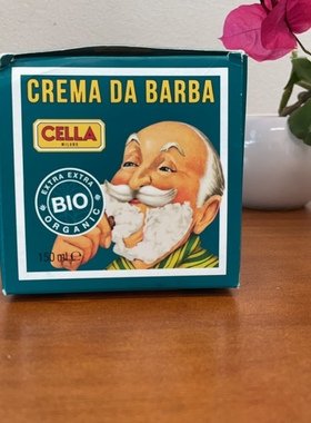 意大利进口cella剃须皂传统手工制作有机芦荟味道男士剃须膏150ml