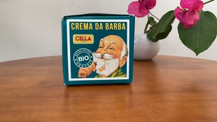 意大利进口cella剃须皂传统手工制作有机芦荟味道男士剃须膏150ml