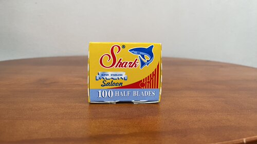鲨鱼半刃剃须刀片剃须刀片SHARK