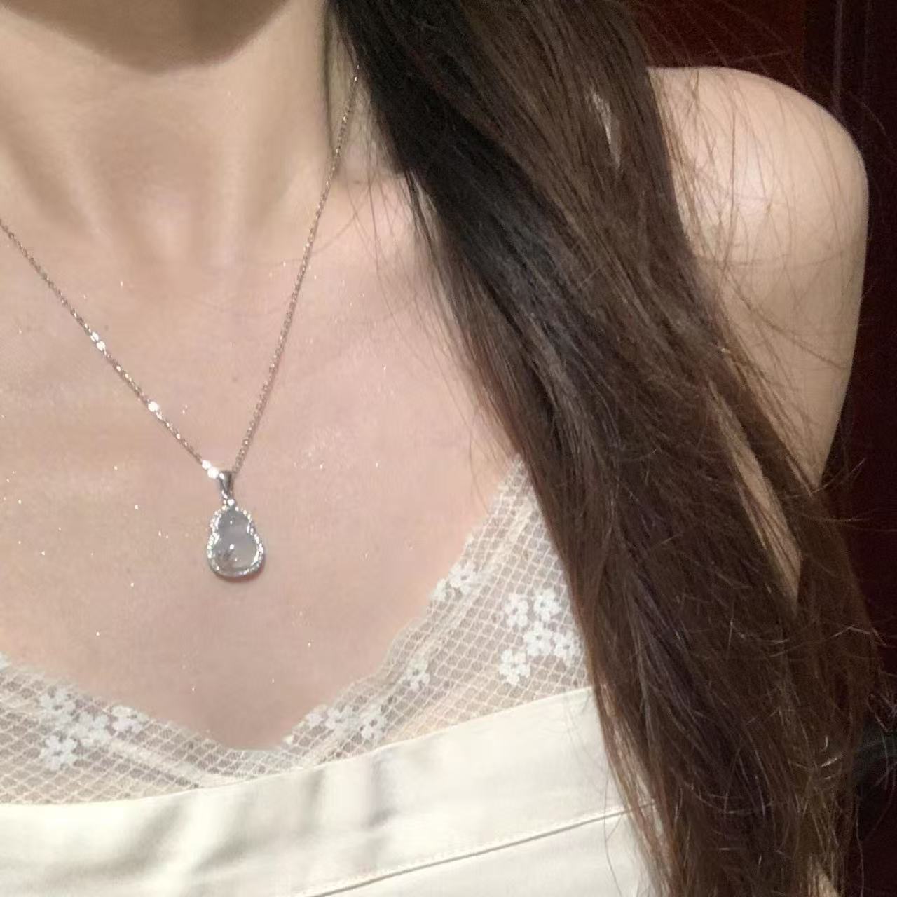 金枝玉叶福禄葫芦项链轻奢小众高级感送女友母亲节520生日礼物