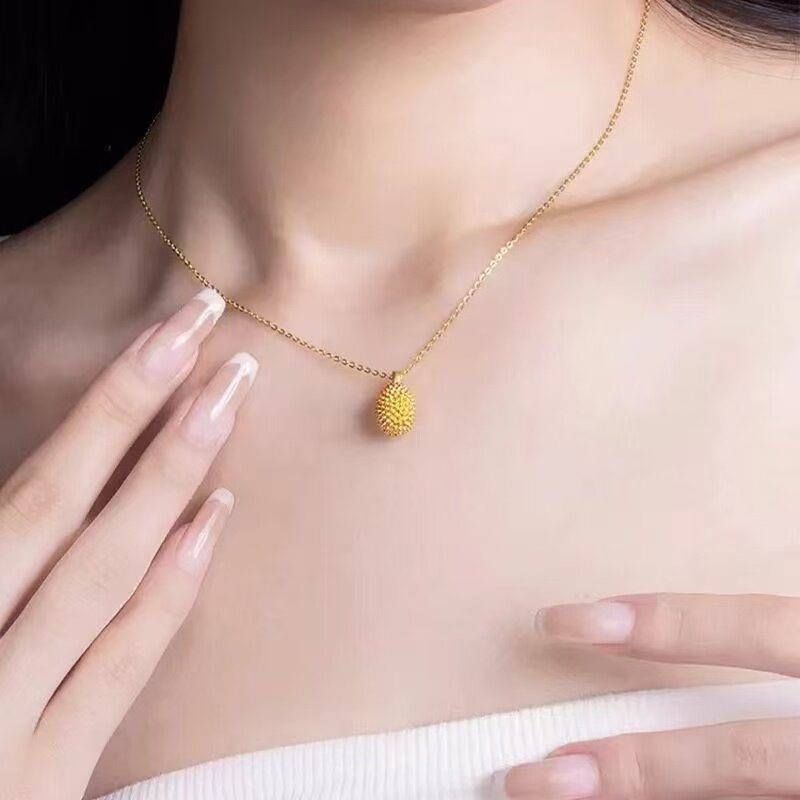 榴莲项链合金项链时尚气质