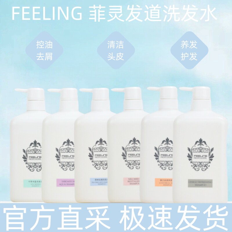 菲灵日本进口洗发水护发素发道保湿银杏健发控油去屑止痒蓬松发道