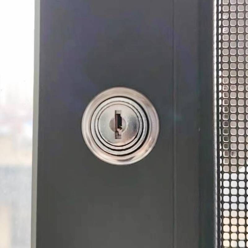 抽屉锁家具灯箱锁趟门锁柜门锁扣铝合金顶锁纱窗门按锁推拉门