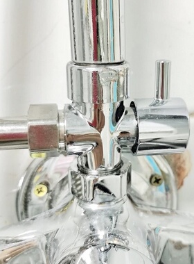 黄铜全铜分水阀角阀转换器4分三通6分切换转接头分水器一进二出