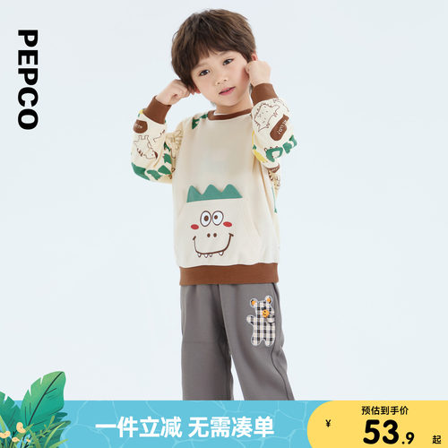 小猪班纳童装2025秋冬新款儿童卫衣小童男童套头衫宝宝幼童上衣潮