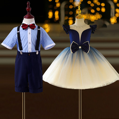 儿童大合唱演出服幼儿园毕业礼服