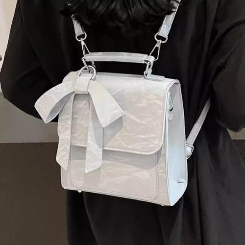 高级清冷感蝴蝶结学院风单肩斜挎双肩包【在逃公主】手拎包