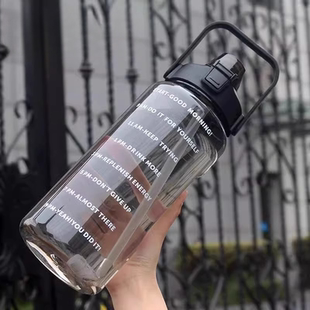 明星同款 吨吨桶 水杯2000ml大容量运动水壶耐高温带刻度女夏季