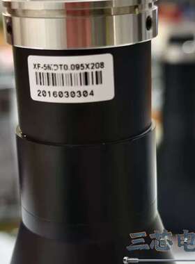 询价-XF-5MDT0.095X208工业远心镜头，黑色锥形外壳，议价-