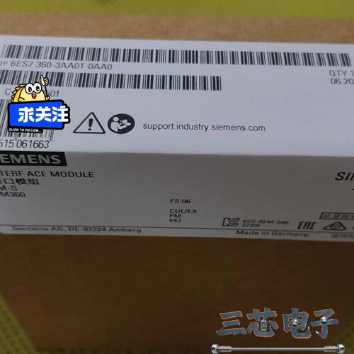 询价~6ES7 360-3AA01-0AA0 6ES7360-3A