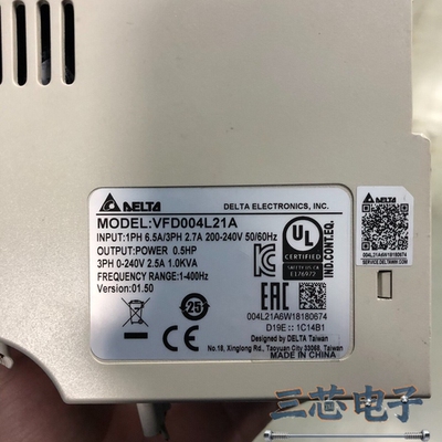 询价·台达变频器VFD004L21A议价-