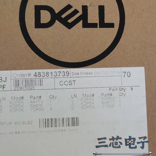 询价~戴尔 8TB 7.2K SATA 12Gbps 512e 3