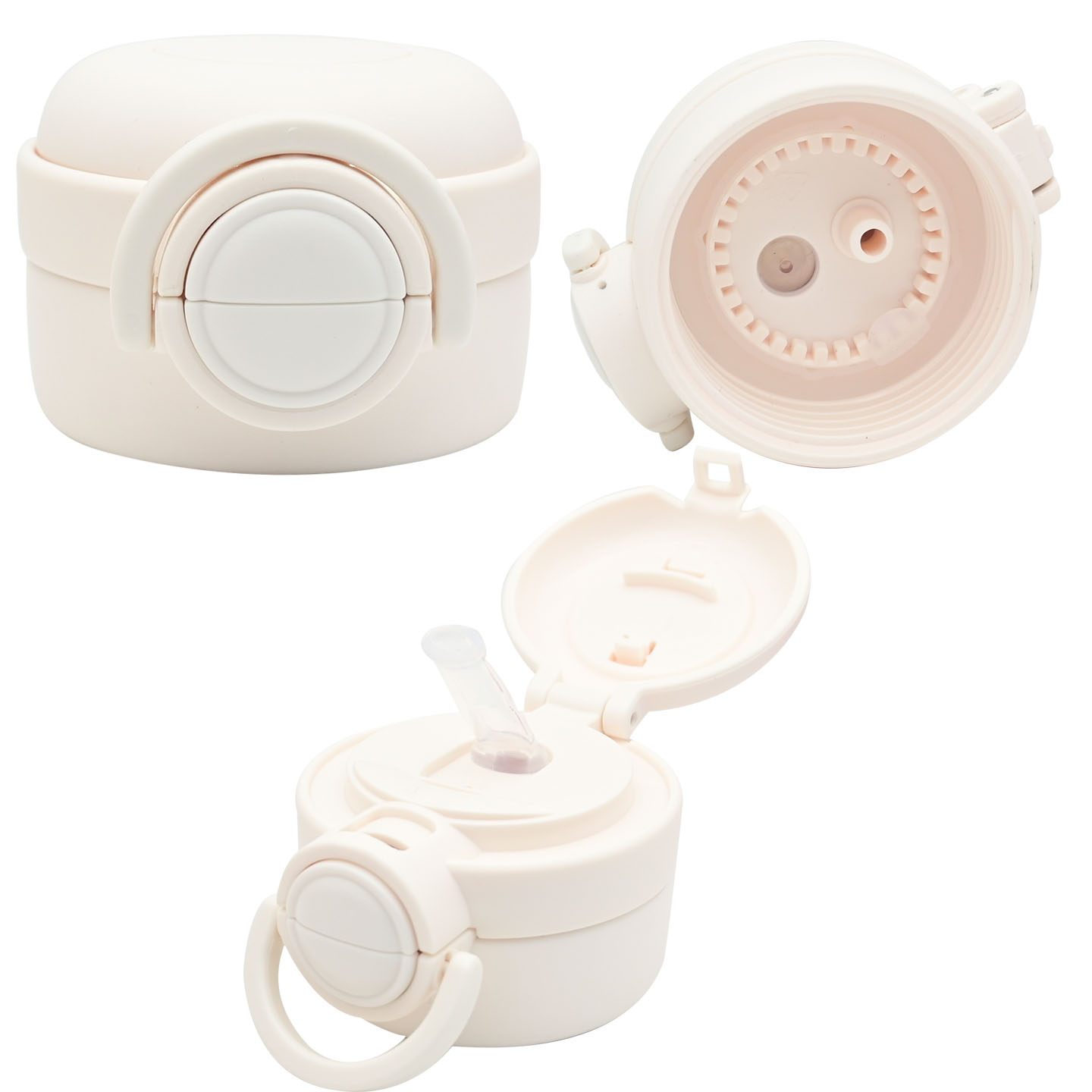 迪士尼儿童保温杯吸管杯盖史努比水杯SNP7242食品级配件6号双饮