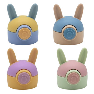 多多熊兔子保温杯吸管杯盖卡通水杯盖子希泰保温杯吸嘴吸管食品级