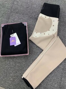 安迪6913女士秋冬季果冻水貂绒芭比裤高腰收腹提臀外穿九分打底裤