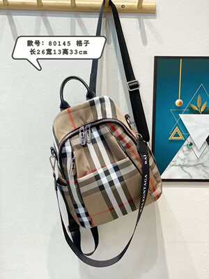 2026春夏高质感格子双肩斜挎包