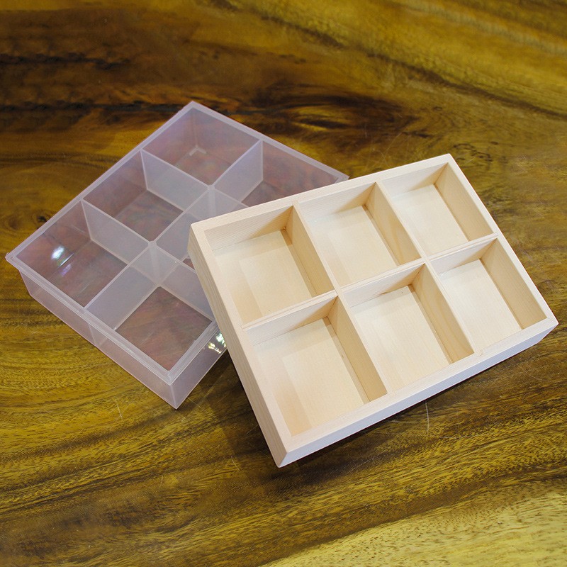 幼儿园画室美工区角材料剪刀玩具马克彩蜡笔多格功能实木质收纳盒
