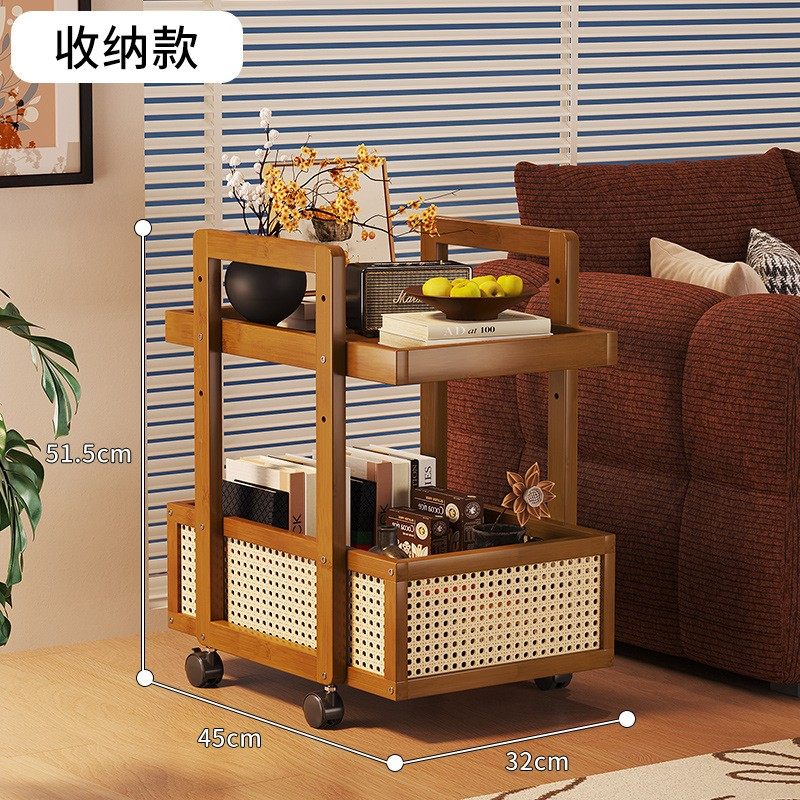 移动茶几多功能家用小推车客厅沙发边几零售书包置物架简易小EC80,住宅家具,移动边几/推车,淘宝优惠券,粉丝福利购,淘宝优惠卷