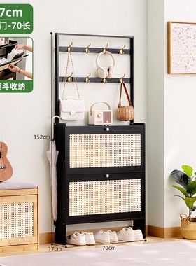 客厅超薄翻斗鞋柜走廊租房家用门口入户一体多功能收纳鞋架子RT34