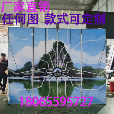 网红门掌纹门科技门感应电动门梦幻酒吧门个性创意隐形门可定制门