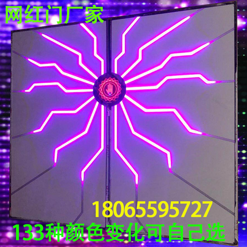 抖音网红门电动科幻门智能科技门ktv酒吧门个性创意隐藏门可定制