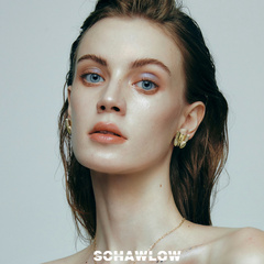 SCHAWLOW肖洛新款蝴蝶耳钉女系简约冷淡风小巧耳环气质耳饰品