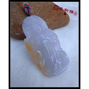 洪福奇宝~蒂斯雅~翡翠A货厚装大势至2佛祖平安吉祥自用家传有证查