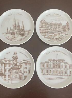 FURSTENBERG 弗斯滕伯格 德国波恩 Bonn风景收藏盘 迷你装饰瓷碟