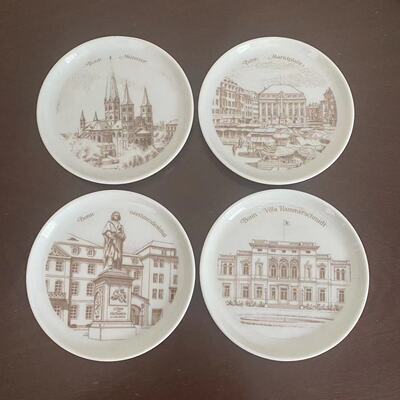 FURSTENBERG 弗斯滕伯格 德国波恩 Bonn风景收藏盘 迷你装饰瓷碟