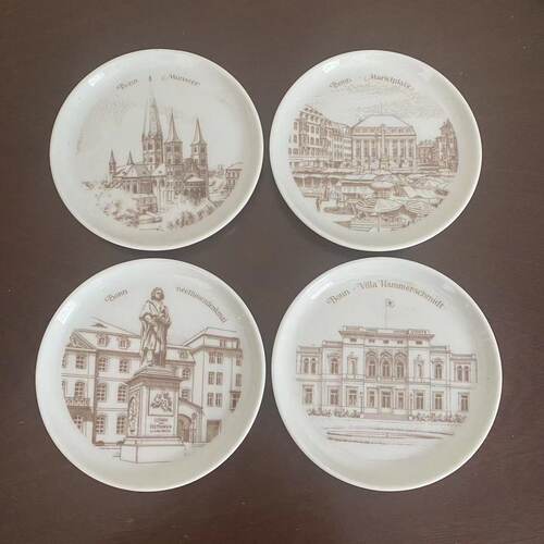 FURSTENBERG 弗斯滕伯格 德国波恩 Bonn风景收藏盘 迷你装饰瓷碟