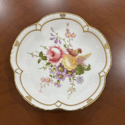 Royal Crown Derby 皇家皇冠德比 2013年产 五瓣花装饰碟 干果碟
