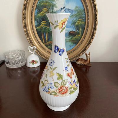 AYNSLEY 安兹丽 COTTAGE GARDEN 小屋花园骨瓷花器 摆件插花花瓶