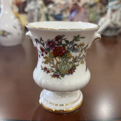 Paragon 帕拉贡 双耳描金小花瓶 Kashmir 克什米尔之树瓷瓶摆件