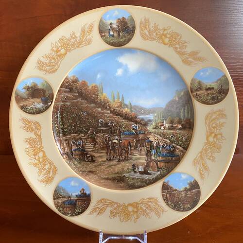 Seltmann Weiden 德国 1990年限量纪念碟摆件收藏盘 中古挂盘赏盘