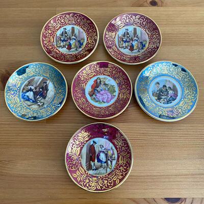 Guillen Porcelain 西班牙 西洋人物收藏盘 贵族装饰小瓷碟摆件